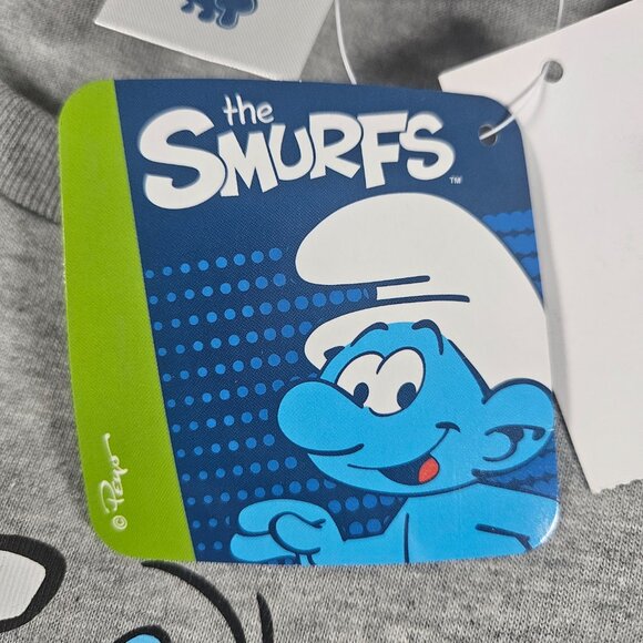 The Smurfs Clumsy T-Shirt Men's Size XL Gray New With Tags - Picture 5 of 7